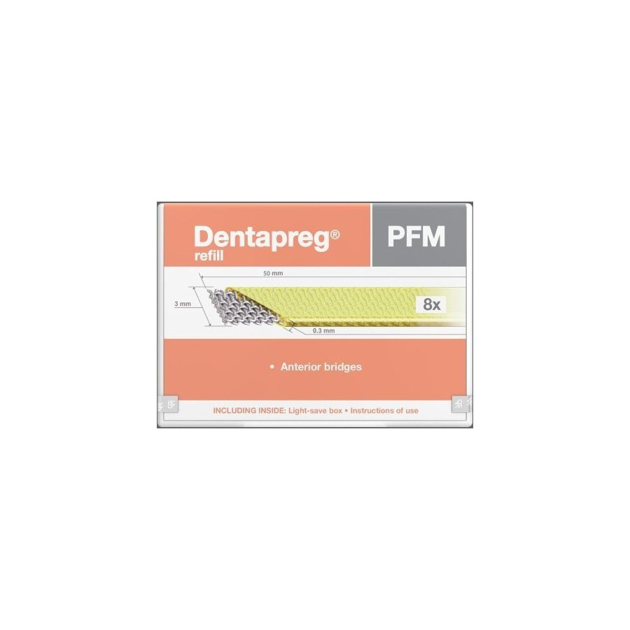 Włókno szklane Dentapreg PFM Plecione  3mm 1szt