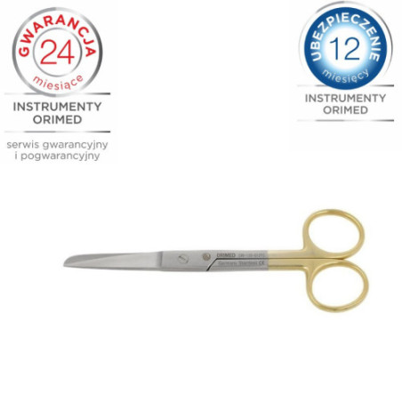 Nożyczki Chirurgiczne ostro-tępe, proste, dł. 14,5 cm