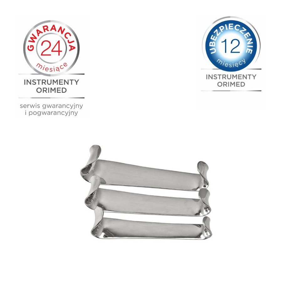 Hak chirurgiczny Roux komplet 3 szt, różne wielkości.