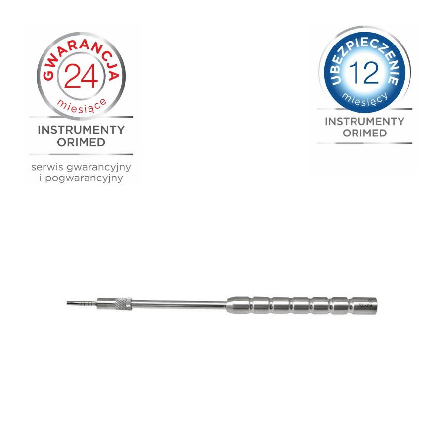 Osteotom Prosty Wypukły Bez Ogranicznika Ø 4,3 MM, DŁ. 15,5 CM