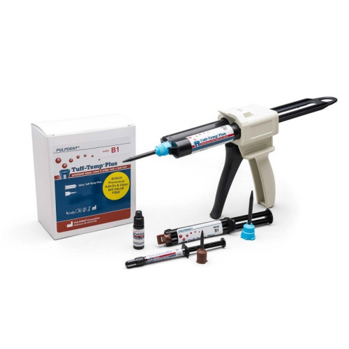 TUFF-TEMP Plus - Odporny na Pęknięcia Materiał do Koron Zastępczych Zestaw Deluxe