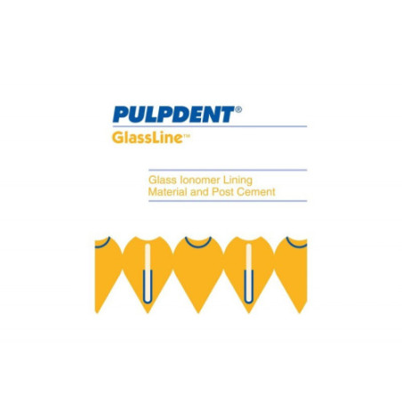 GlassLine - Cement Glasjonomerowy Podkładowy / Cement do Wkładów PULPDENT
