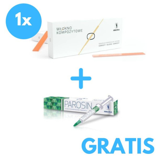 1 x Włókno Kompozytowe Arkona + Gratis Parosin  strzykawka 3ml
