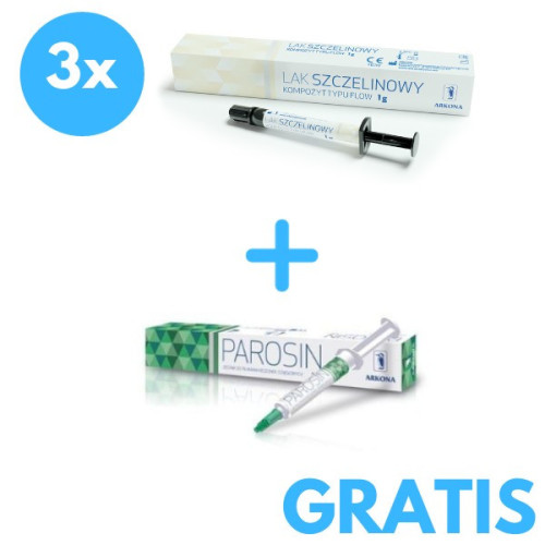 3 x Zestaw Parosin + Gratis 1 x Flow Color