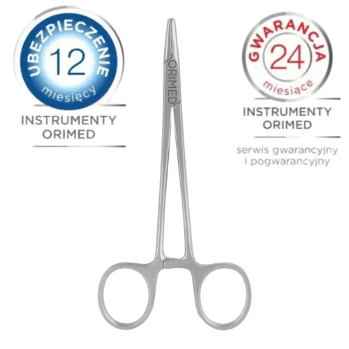 IGŁOTRZYMACZ MAYO-HEGAR – PROSTY, DŁ. 14 CM, DO NICI OD 3/0 DO 5/0