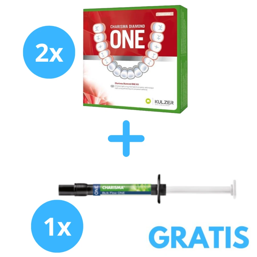 2x CHARISMA DIAMOND ONE KIT + Gratis 1 x BULK FLOW ONE 2g