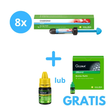 8 x Charisma Topaz 4g + Gratis Gluma Bond Universal lub Gluma2Bond