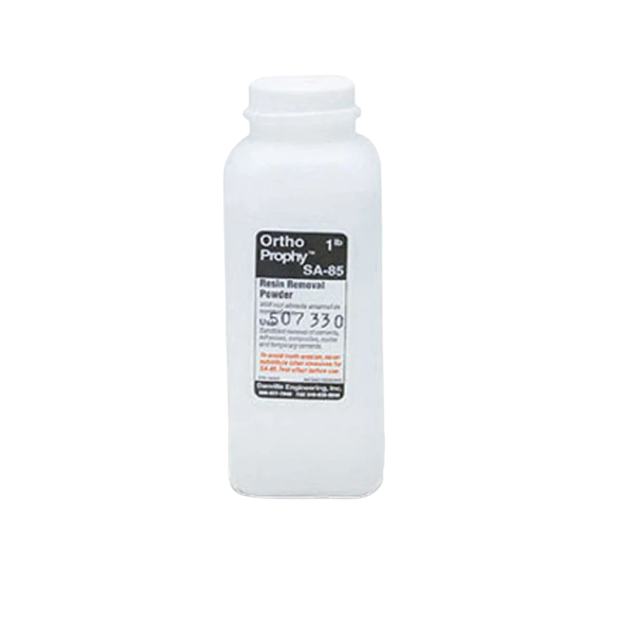 Piasek Ortoprophy SA-85 1/lb do usuwania resztek kleju ze szkliwa 450 g (Danville / Zest Dental Solutions, USA) Piasek Ortoprophy SA-85 1/lb do usuwania resztek kleju ze szkliwa 450 g (Danville / Zest Dental Solutions, USA)