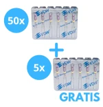 50 x C-Pilot VDW + Gratis 5 x C-Pilot Assortyment 06-10/25mm