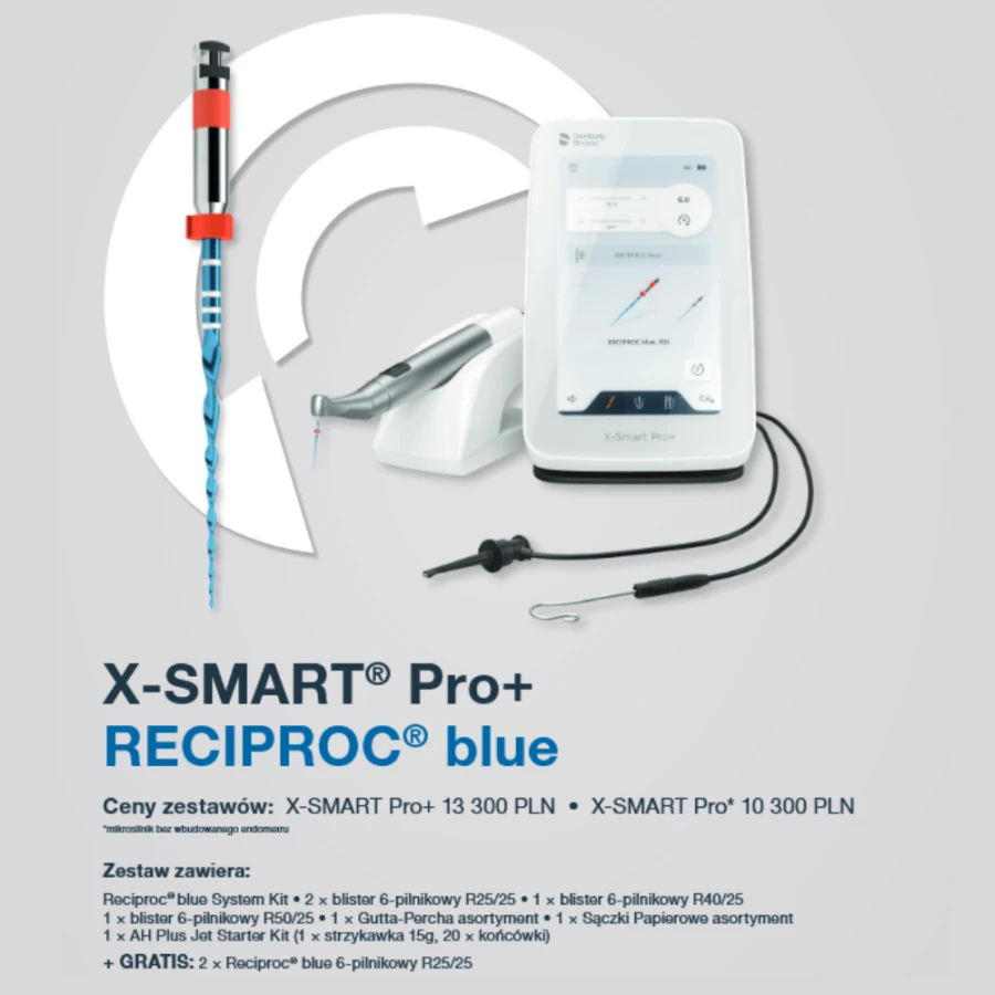 NEW Wrzesień X-SMART Pro RECIPROC  Blue Bez Wbudowanego Endometru ( 4-18 Wrzesień 2024 )