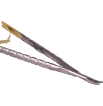 Igłotrzymacz mikro Twist TC, z zamkiem, wygięty 17,5 cm (2000-66)