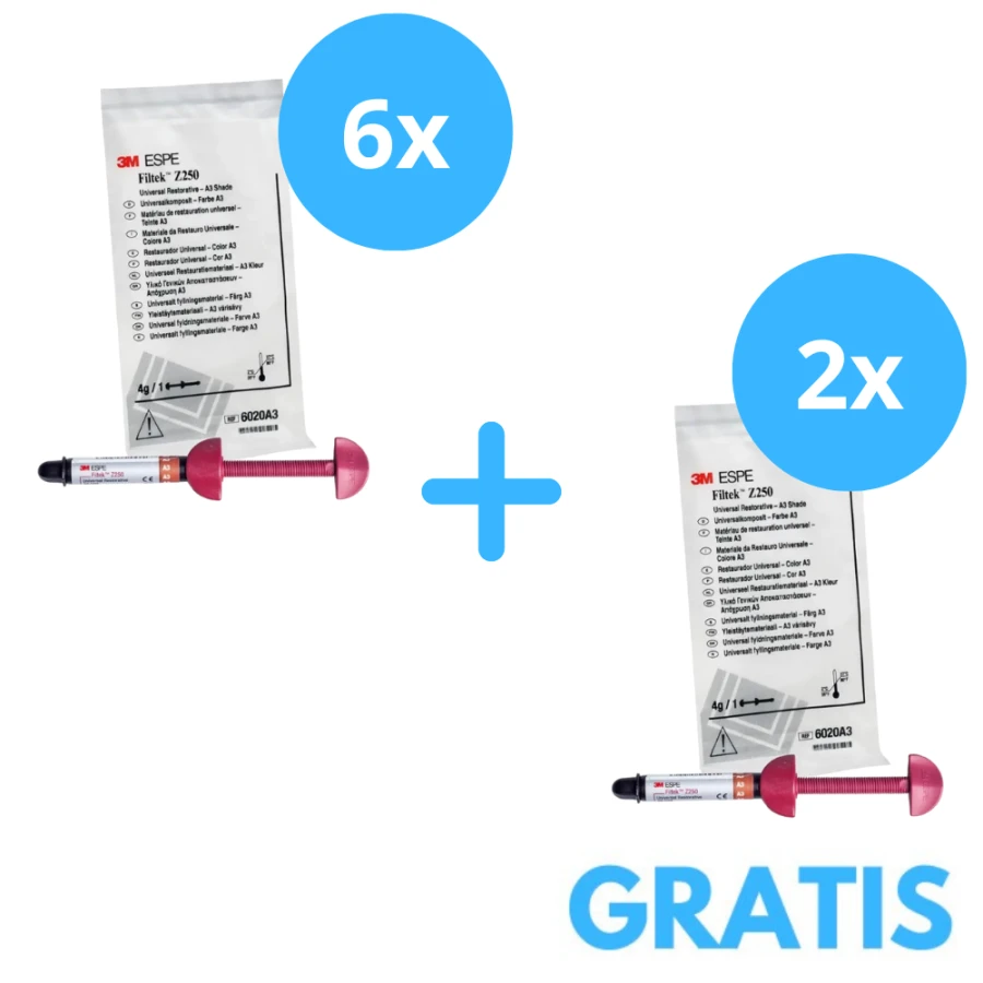 6 x Filtek Z250 + Gratis 2 x Filtek Z250