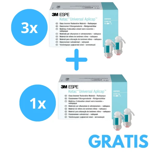 3 x Ketac Universal + Gratis 1 x  Ketac Universal