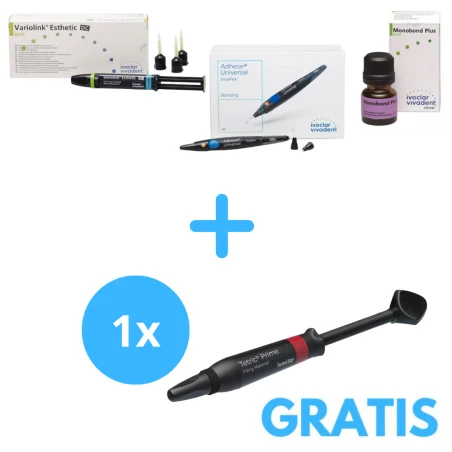 Variolink Esthetic DC + Monobond Plus + Adhese Universal 2ml + Gratis Tetric Prime 3g