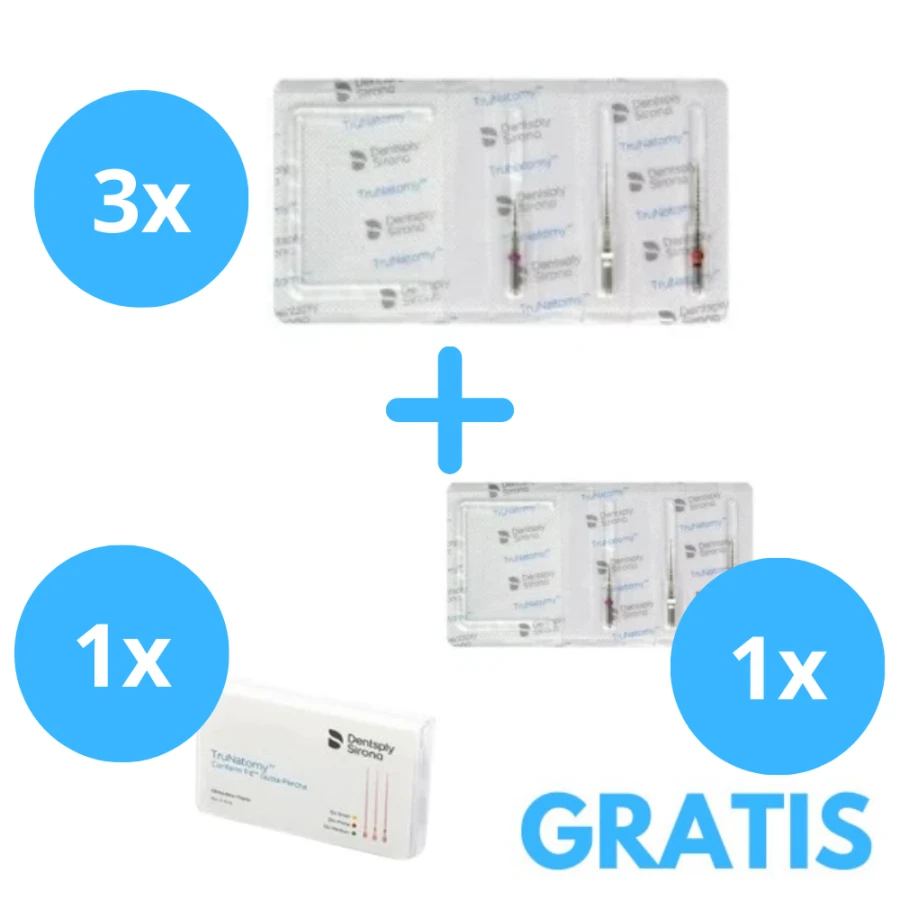 3 x Trunatomy ( 3 sztukowe ) + Gratis 1 x Gutaperka Assortment oraz Trunatomy Sequence ( 3 sztukowe )