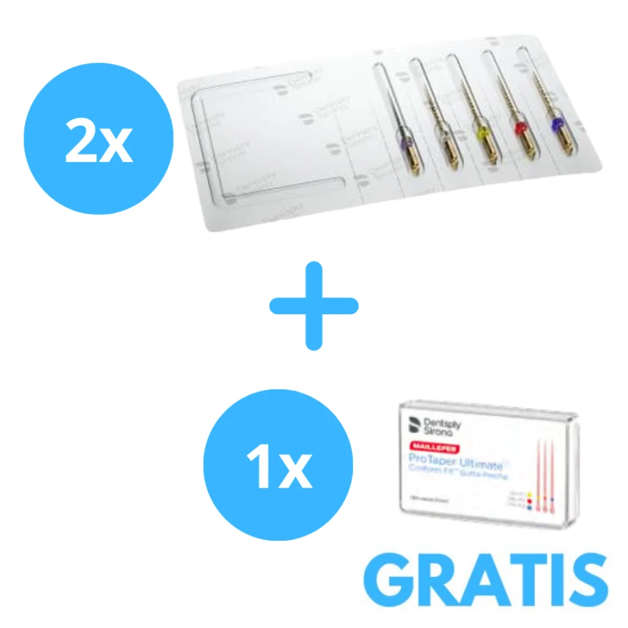 2 x ProTaper Ultimate Sequence + Gratis 1 x Gutaperka ProTaper Ultimate Assortment