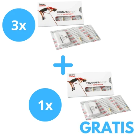 3 x Protaper Next ( 3 sztukowe ) + Gratis 1 x Protaper Next Assortment (3 sztukowe)