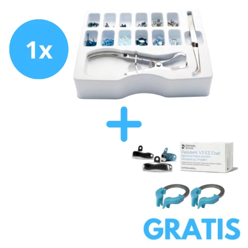 1 x Palodent 360 + Gratis 2 x Palodent V3 Universal Ring +  Palodent V3 Matrices EZ 7,5 mm