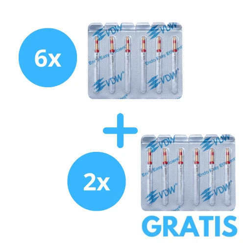 6 x Reciproc Blue + Gratis 2 Reciproc Blue w rozmiarze R25/25mm   ( 4-18 Wrzesień 2024 )