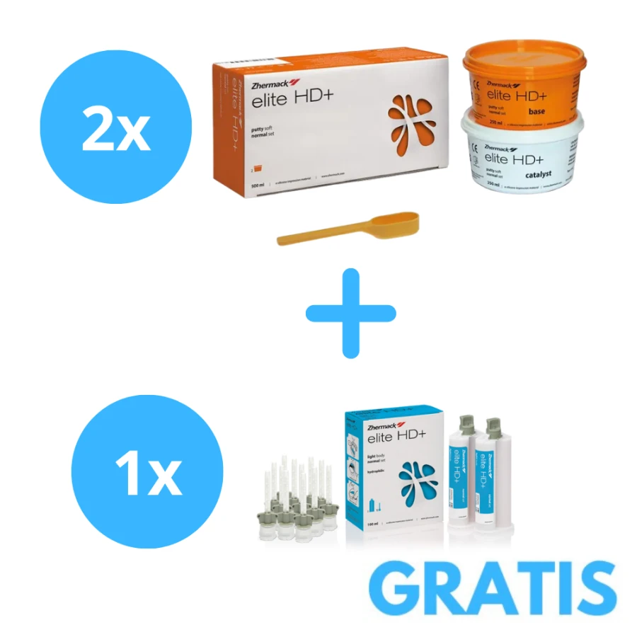 2 x (  Elite HD+ 450+450 ) + Gratis II warstwa Elite HD+ Light/Regular Normal 2 x 50 ml