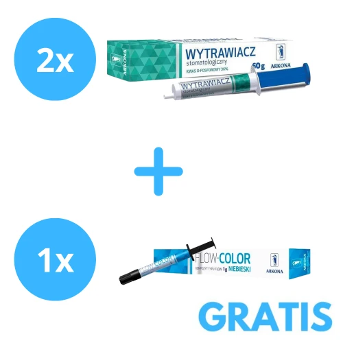 2 x Wytrawiacz 60g + Gratis 1 x Flow Color