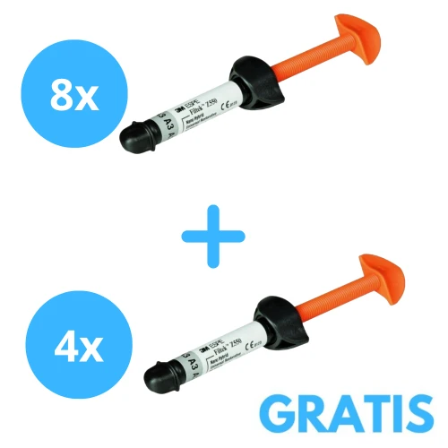 8 x Filtek Z550 + Gratis 4 x Filtek Z550