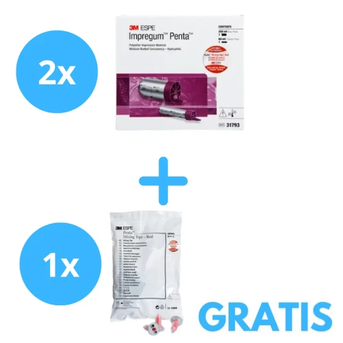 2 x Impregum Penta  + Gratis 1x  Końcówki Penta do Pentamix 50 szt