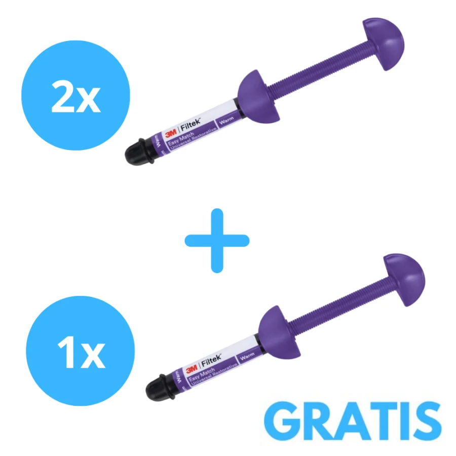 2 x 3M Filtek Easy Match 4g - Uniwersalny Materiał Kompozytowy + Gratis 1 x Filtek Easy Match 4g 2 x 3M Filtek Easy Match 4g - Uniwersalny Materiał Kompozytowy + Gratis 1 x Filtek Easy Match 4g