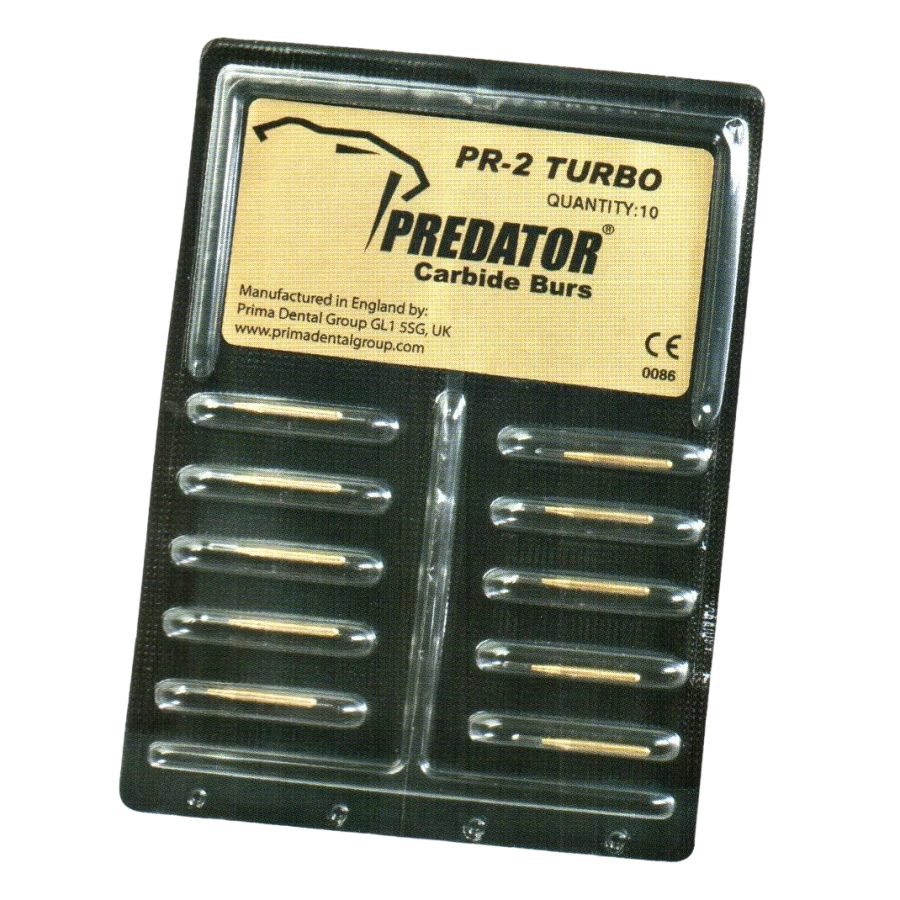 PrimaDental Predator Turbo T Wiertła 10 sztuk PrimaDental Predator Turbo T Wiertła 10 sztuk