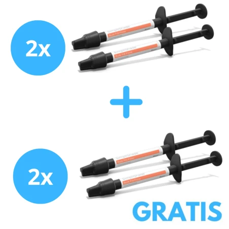 2 x SimpliShade Bulk Fill Flow ( 2 x 2g ) + Gratis 2 x SimpliShade Bulk Fill Flow ( 2 x 2g )