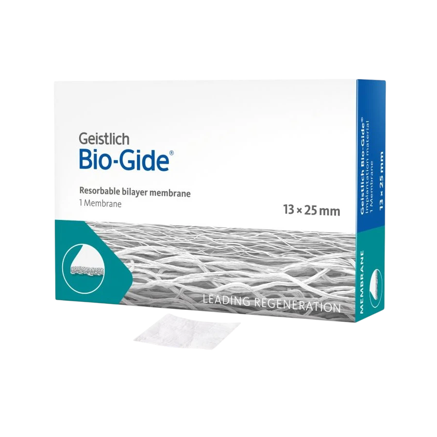 GEISTLICH BIO-GIDE Membrana Kolagenowa 12x25mm Dwustronna GEISTLICH BIO-GIDE Membrana Kolagenowa 12x25mm Dwustronna