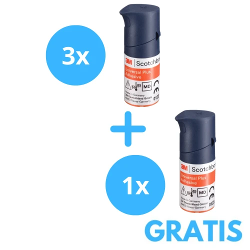 NEW MARZEC  3 x Scotchbond  Universal Plus 5ml + Gratis Scotchbond Universal Plus 5ml