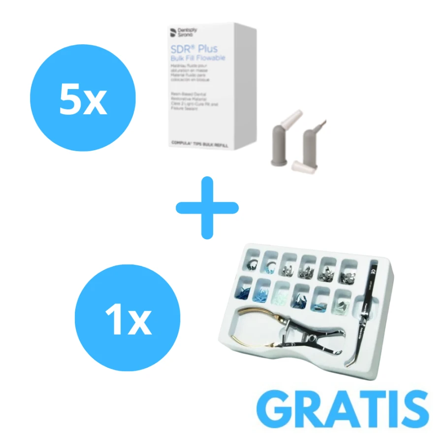5 x SDR Plus Eco 50 Kompiul  + Gratis 1 x Palodent V3 Intro KIT