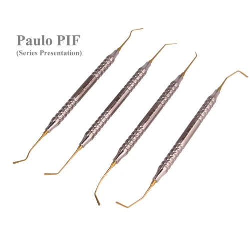Set 4 Sztuk Nakładaczy Paulo PIF - TiN Karbowany Uchwyt