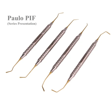 Set 4 Sztuk Nakładaczy Paulo PIF - TiN Karbowany Uchwyt