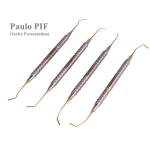 Set 4 Sztuk Nakładaczy Paulo PIF - TiN Karbowany Uchwyt