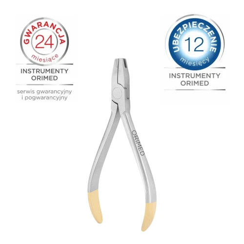 KLESZCZE ORTODONTYCZNE DO ZAGIĘĆ V TC - Proste, V - 1 mm, dł. 12.5 cm