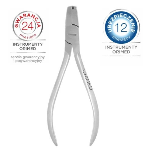 KLESZCZE ORTODONTYCZNE NANCE - Do formowania klamer typu Adams, dł. 14 cm