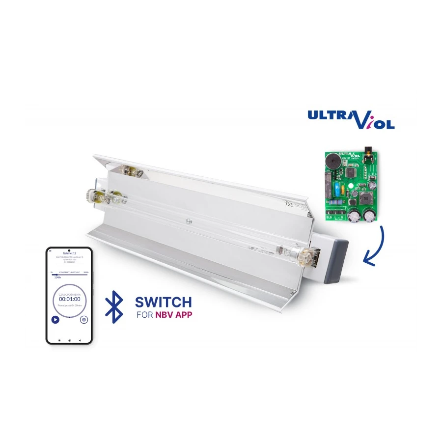 Lampa Bakteriobójcza Sterowana NBV 15 N BT Lampa Bakteriobójcza Sterowana NBV 15 N BT