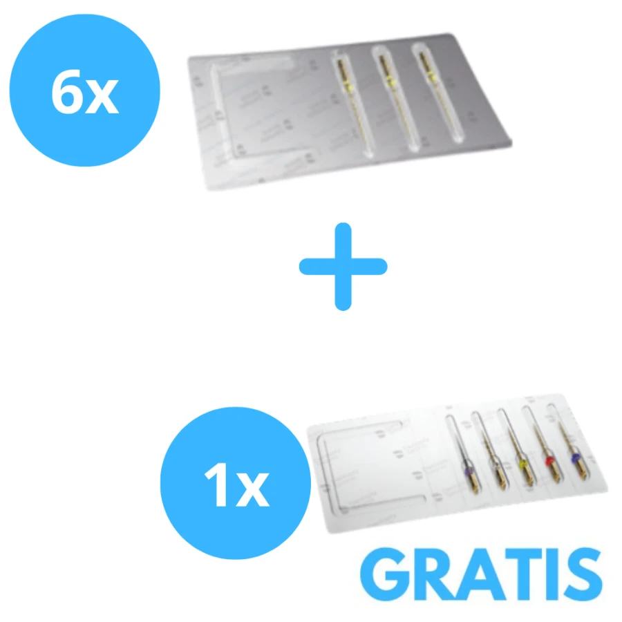6 x ProTaper Ultimate ( 3 szt ) + Gratis 1 x Protaper Ultimate Assortyment ( 5 sztuk ) 6 x ProTaper Ultimate ( 3 szt ) + Gratis 1 x Protaper Ultimate Assortyment ( 5 sztuk )