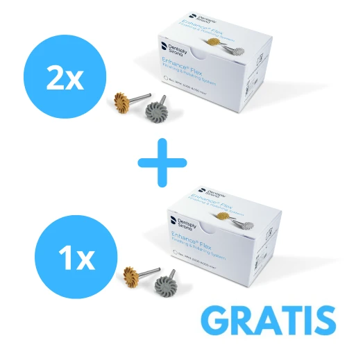 2 x Opakowanie Enhance Flex (3x Finishing i 3x Polishing) + Gratis 1 x Enhance® Flex ( 1x Finishing  i 1x Polishing )