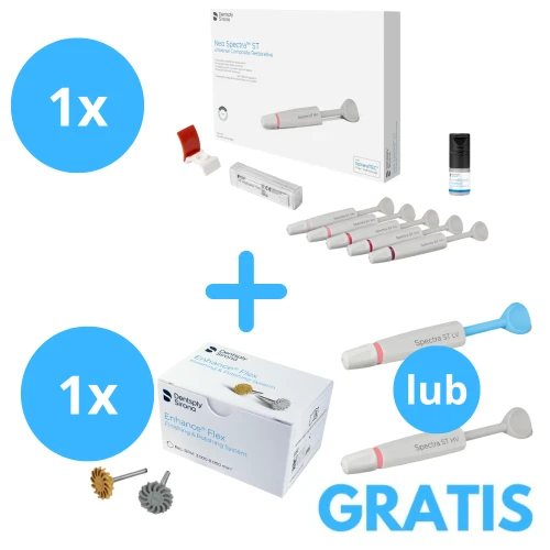 Neo Spectra Intro Kit HV/LV + Gratis 1x Enhance Flex (op. 3x Polishing 3x Finishing) + 1x Neo Spectra™ ST (HV Lub LV) A2