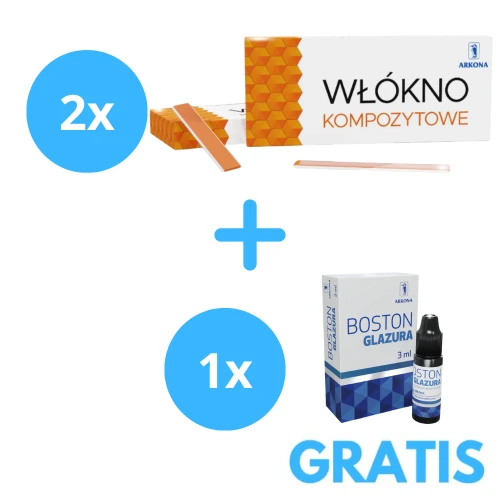 2 x Włókno Kompozytowe + Gratis 1 x Boston Glazura