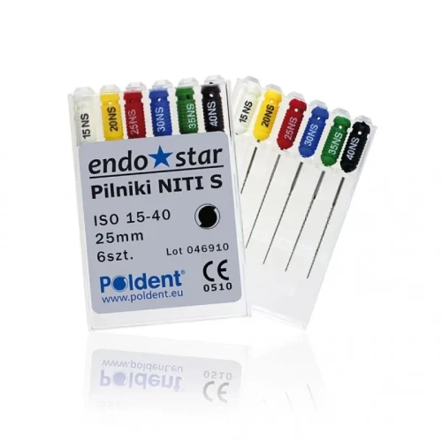 Endostar pilniki NiTi S 6szt