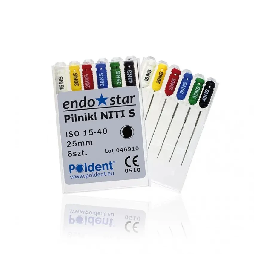 Endostar pilniki NiTi S 6szt