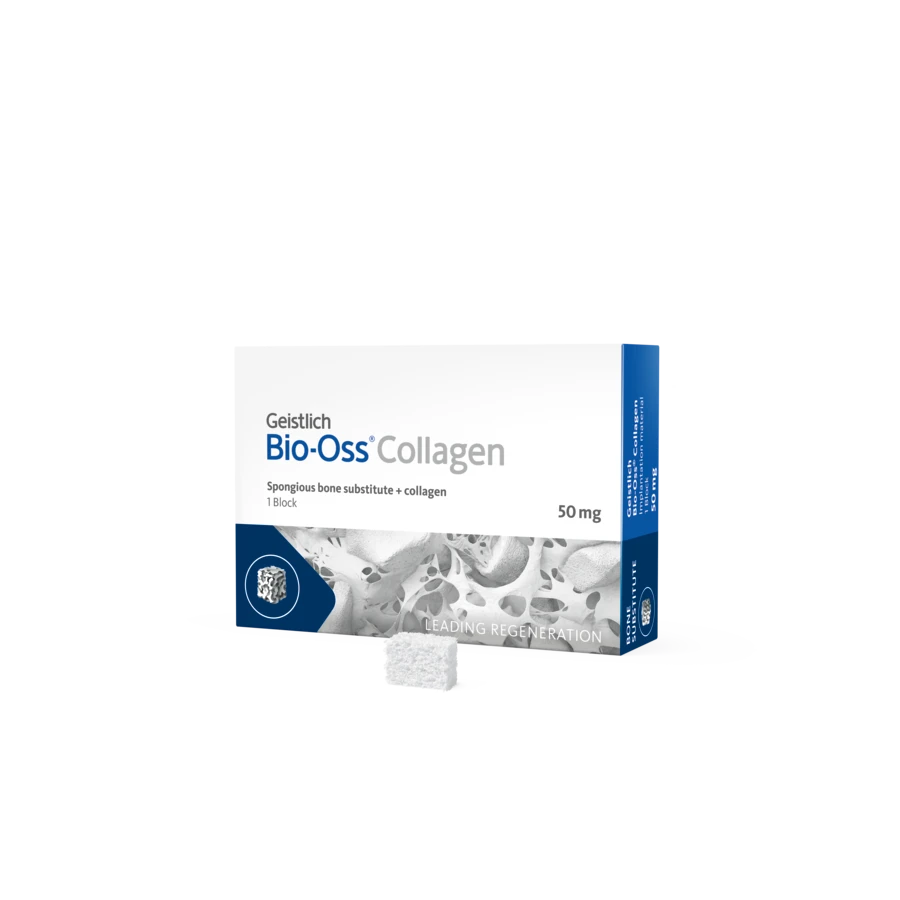 GEISTLICH BIO-OSS® COLLAGEN 50MG (2,5X5,0X7,5 MM), BLOCZEK KOLAGENOWY - 50MG GRANULATU S + 10% KOLAGEN WIEPRZOWY GEISTLICH BIO-OSS® COLLAGEN 50MG (2,5X5,0X7,5 MM), BLOCZEK KOLAGENOWY - 50MG GRANULATU S + 10% KOLAGEN WIEPRZOWY
