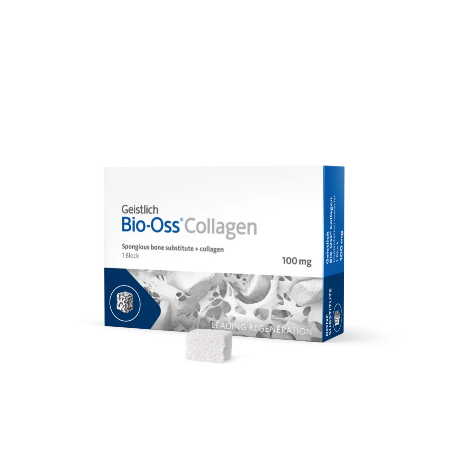 GEISTLICH BIO-OSS® COLLAGEN 100 MG (5,0 X 5,0 X 7,5 MM), BLOCZEK KOLAGENOWY 100 MG GRANULATU S + 10% KOLAGEN WIEPRZOWY GEISTLICH BIO-OSS® COLLAGEN 100 MG (5,0 X 5,0 X 7,5 MM), BLOCZEK KOLAGENOWY 100 MG GRANULATU S + 10% KOLAGEN WIEPRZOWY