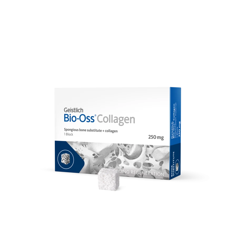 GEISTLICH BIO-OSS® COLLAGEN 250 MG (7,0 X 7,0 X 7,0 MM), BLOCZEK KOLAGENOWY 250 MG GRANULATU S + 10% KOLAGEN WIEPRZOWY GEISTLICH BIO-OSS® COLLAGEN 250 MG (7,0 X 7,0 X 7,0 MM), BLOCZEK KOLAGENOWY 250 MG GRANULATU S + 10% KOLAGEN WIEPRZOWY