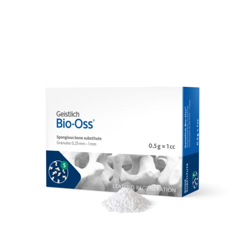GEISTLICH BIO-OSS®, WOŁOWY SUBSTYTUT KOŚCI, GRANULKI 0,25-1 MM, 0,5 G (~1,0 CM3)