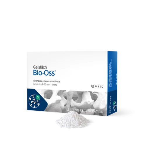 GEISTLICH BIO-OSS, WOŁOWY SUBSTYTUT KOŚCI, GRANULKI 0.25-1 MM, 1G (~2,0CM3)